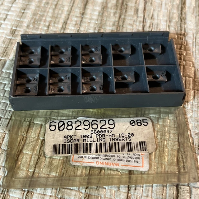ISCAR APKT 1003 Carbide Milling Inserts APKT 1003 PDR-HM 16-PCS IC-20 NEW