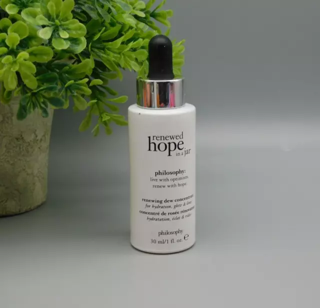 Philosophy Renewed Hope In A Jar Renewing Dew Concentrate 1 oz New Without Box