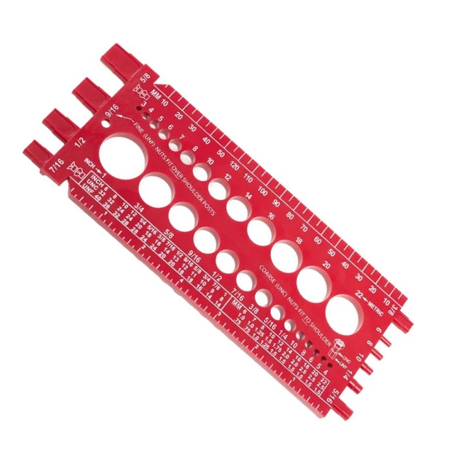 Jauge De Filetage Écrous Et Vis GAROSA - Identification 26 Tailles