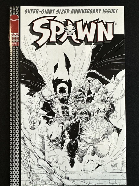 Spawn #200 Jim Lee Sketch Variant Image 1st Print 1992 Series Low Print NM