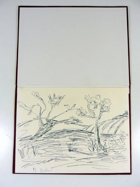 Rare dessin original signé. Vers 1930. Encre sur papier. | Livres et Rare dessin original signé. Vers 1930. Encre sur papier. | Livres et