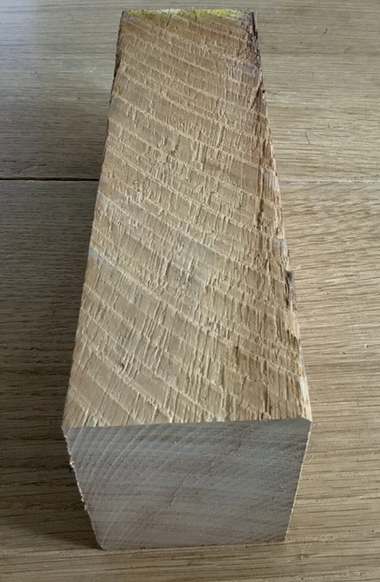 🌳Legno massello IROKO legno duro tagliato 28 x 10 x 7,7 cm - 1,4 kg - legno fai da te 1461