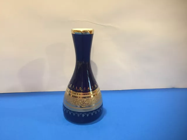 Vintage Bavarian Cobalt Blue Vase KPM