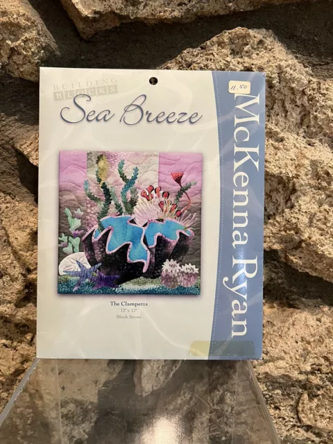 "Patrón de edredón McKenna Ryan ~ The Clampetts ~ The Sea Breeze Series 12""x12"""