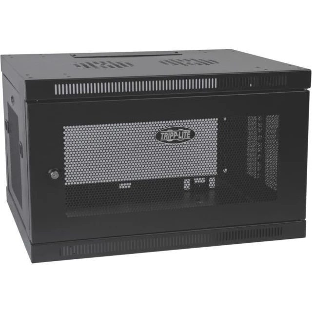 Tripp Lite SmartRack 6U Low-Profile Switch-Depth-Plus Wall-Mount Rack Enclosure