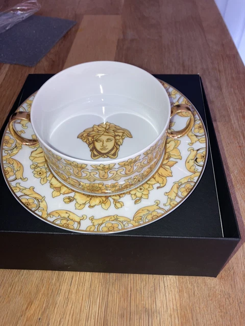 Versace Soup Bowl & Saucer ￼