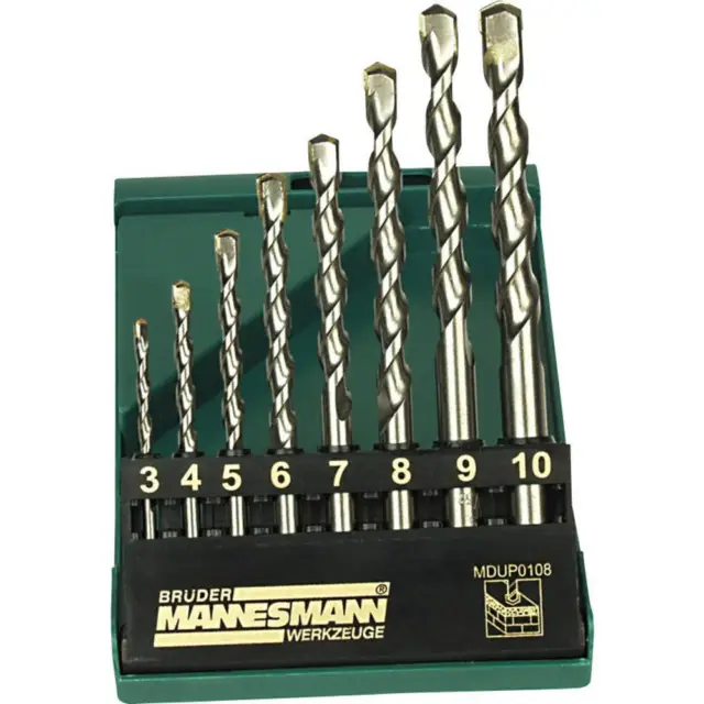 Brüder Mannesmann M54309 Kit punte per pietra 1 pz.