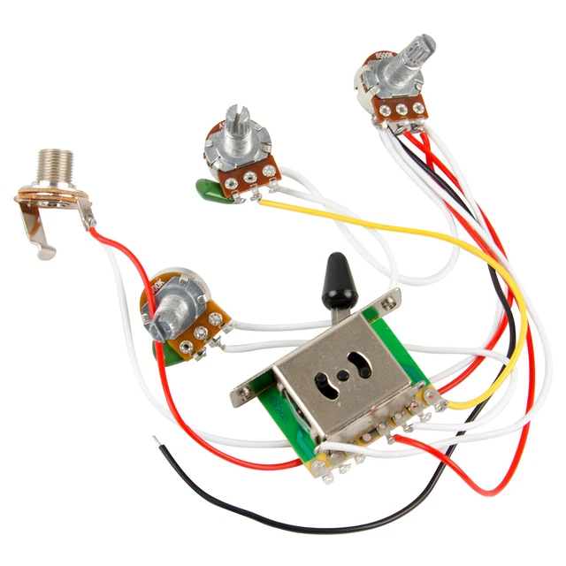 Dilwe Faisceau De Câblage De Guitare Faisceau De Câblage à Bascule à 3 Voies Pour Guitare