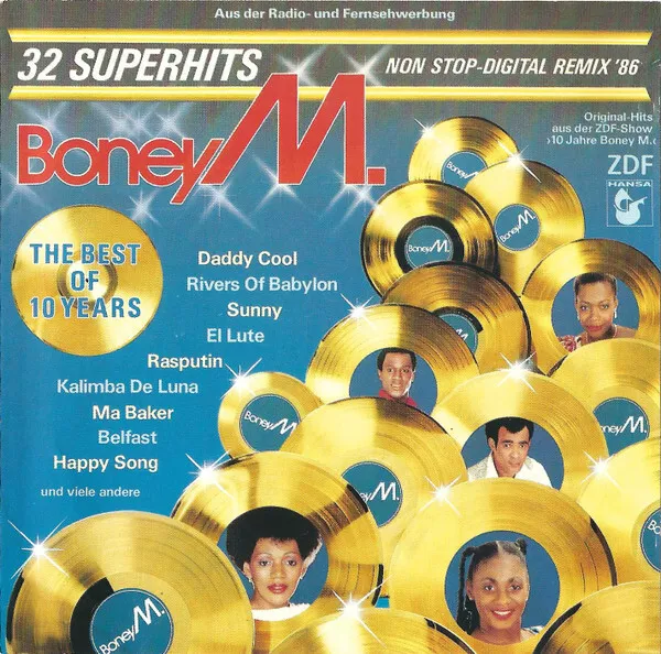 Boney M. - The Best Of 10 Years (CD, Comp, Mixed)