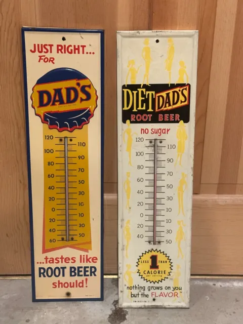 Dad's Root Beer and Diet Root Beer Thermometers