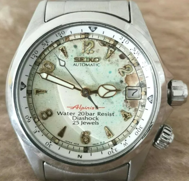 SEIKO SCVF009 ALPINIST 4S15-6000 HI BEAT Automatic Stainless Steel MENS  Watch 96 $ - PicClick