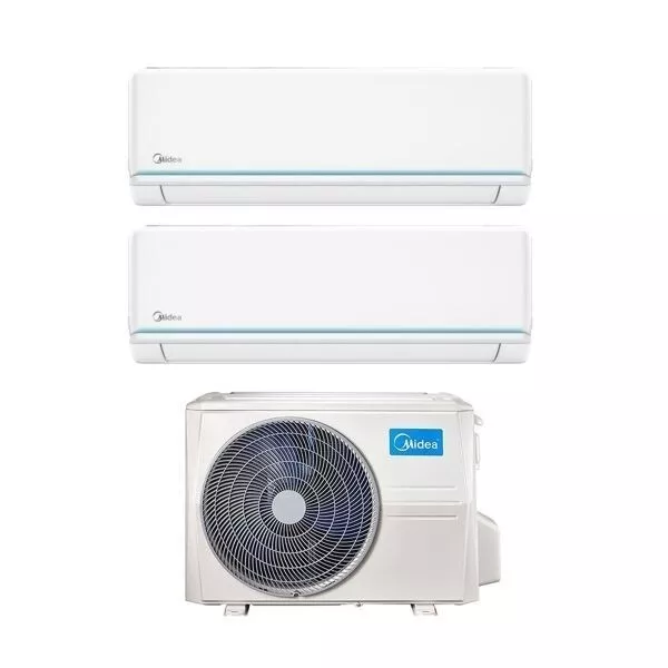 Climatiseur Midea EVOLUTION Dualsplit 12000+12000+M2OE 18HFN8 Q Convertisseur