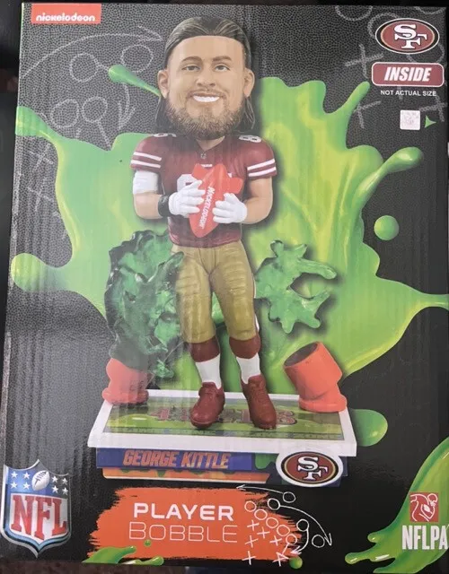 FOCO 49ers George Kittle Nickelodeon Slime ZN Bobblehead-NIP #39 of 323 SOLD OUT