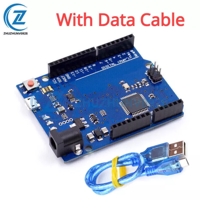 Leonardo R3 Development Board ATMEGA32U4 with Data Cable Suitable for Arduino