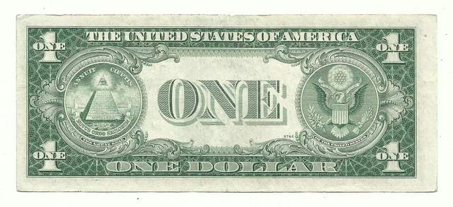 1935G $1 BLUE Seal SILVER Certificate! CRISP AU! Old US Paper Money! 3