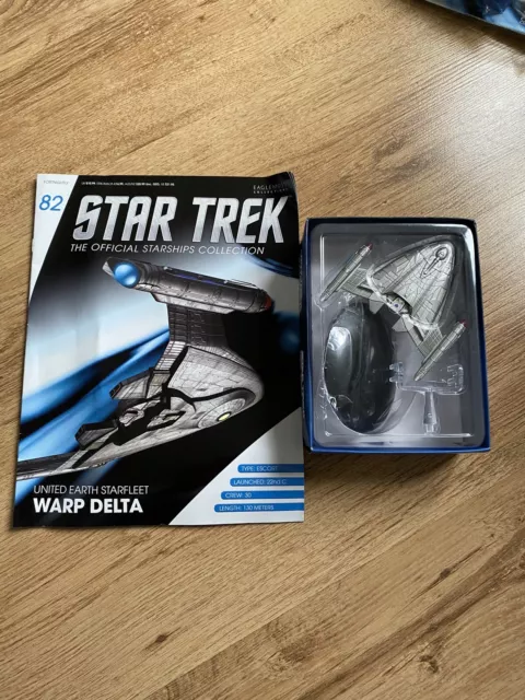 Eaglemoss Star Trek Raumschiffe Sammlung #82 - Warp Delta (mit Magazin)