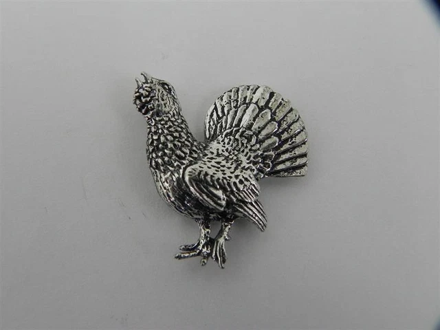Urogallo Pin de Solapa Agujón Pin Aguja Adorno Decoración Nuevo