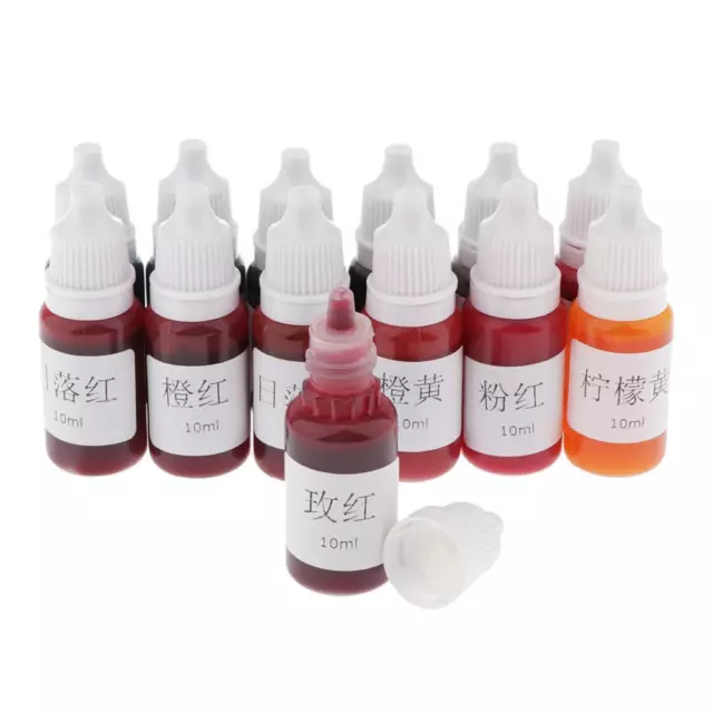 10ml Seifenfarben zum Selbermachen Farbstoffe Lebensmittel Kosmetik Backen Zubehör