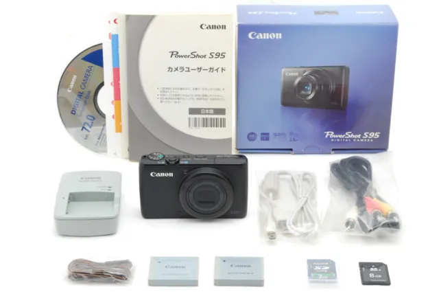 [TOP MINT w/ Box] Canon Power Shot S95 10.0MP Compact Digital Camera From JAPAN