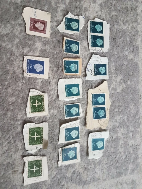 Alte Sammlung Briefmarken aus Nachlass Nederland Niederlande Holland