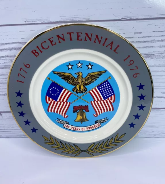 Limited Edition - American Bicentennial Plate 1776-1976 The Sabina Line- Vintage