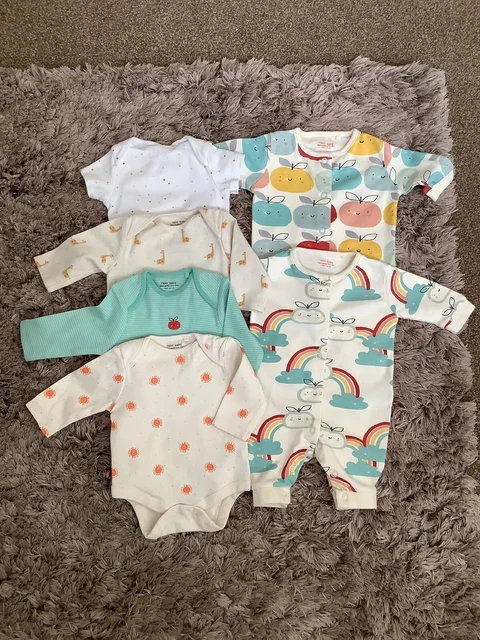 Next Unisex Upto 1 Month Babygrows, Sleepsuits, Vests Bundle Combine Post
