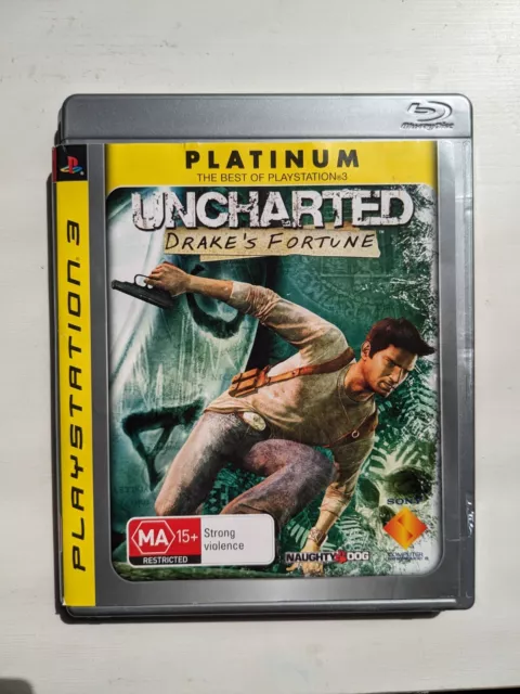 PS3 UNCHARTED 1, 2, & 3 game bundle All With Manuals