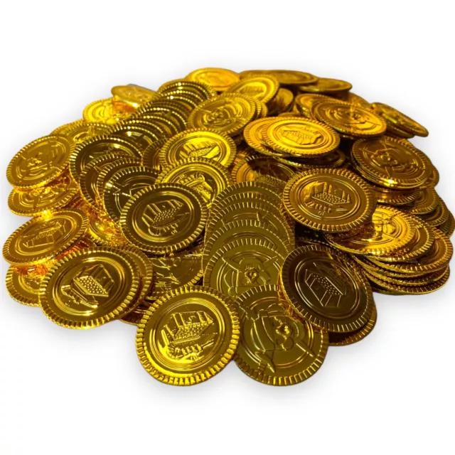 Goldmünzen Goldtaler Piraten Piratenparty Kindergeburtstag 150 Stück