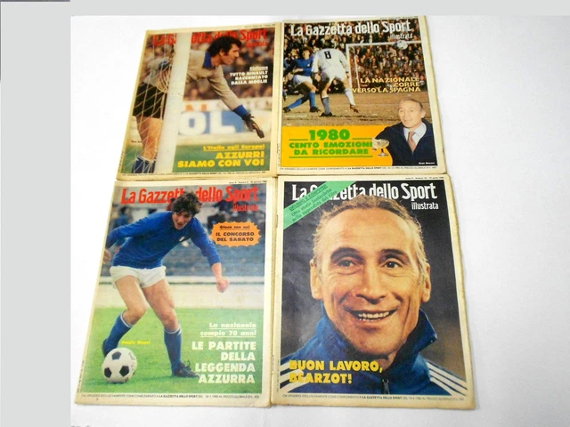 La Gazzetta Dello Sport Illustrata 22 1980= Al Via Il Campionato