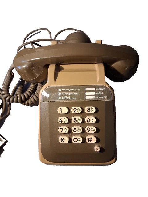 ALCATEL Epure Iconic Téléphone Fixe sans Fil DECT Design Vintage