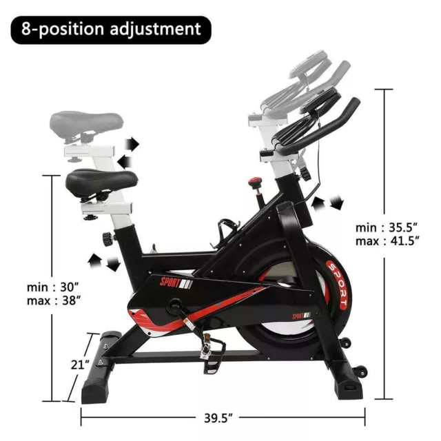 INDOOR BIKE INDOOR Cycling Aerobic Exercise Bicycle Fitness Gym By