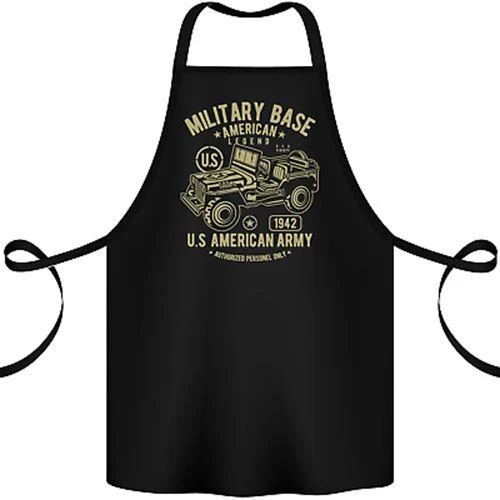 Military Base US American Army 4X4 Off Road Cotton Apron 100% Organic