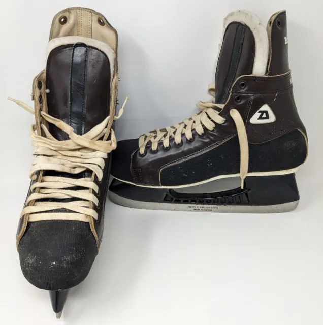 Vintage Daoust 301 National Ice Hockey Skates Adult Size Pre Owned