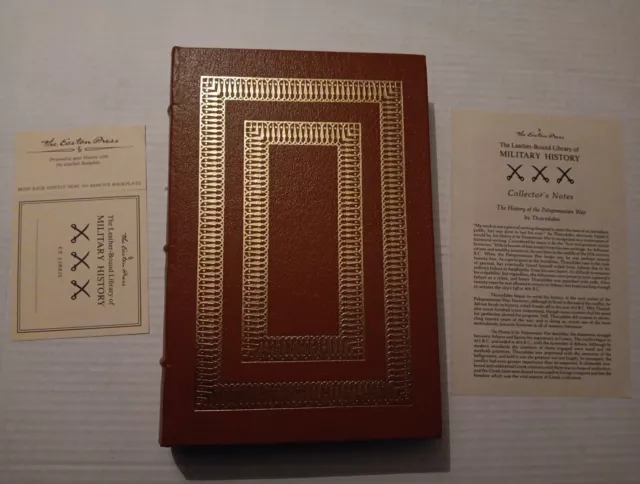 Thucydides History of the Peloponnesian War The Easton Press Collector's Edition