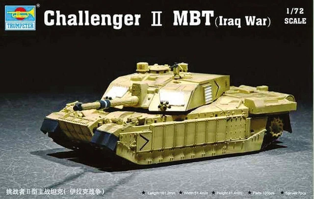 Trumpiter TRUMPETER 07215 CHALLENGER II MBT (Iraq War) in 1:72 Bausatz Neu + OVP ...