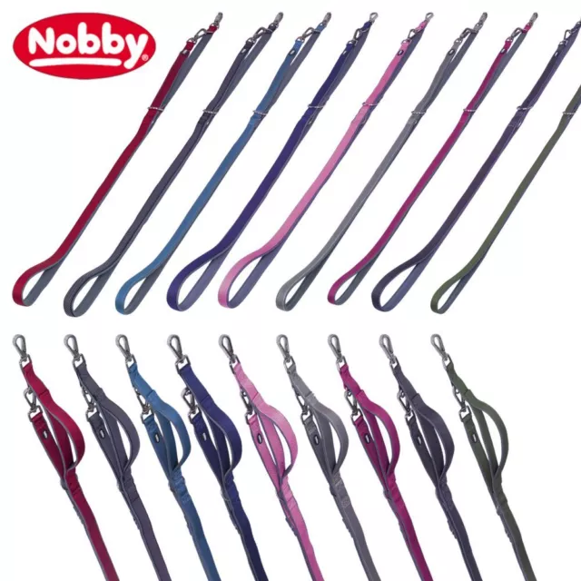 Nobby Führleine CLASSIC PRENO ROYAL 200 cm - 15/20/25 mm breit Nylon Hundeleine