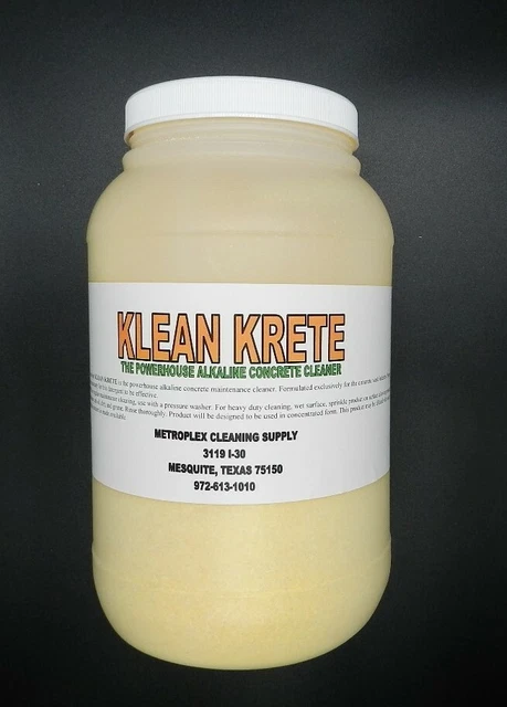 KLEAN KRETE Powerful Alkaline Concrete Cleaner 7lbs.