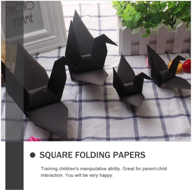 200 blätter Platz Tragbare Origami Papier Für Erwachsene Kinder Crafting 9