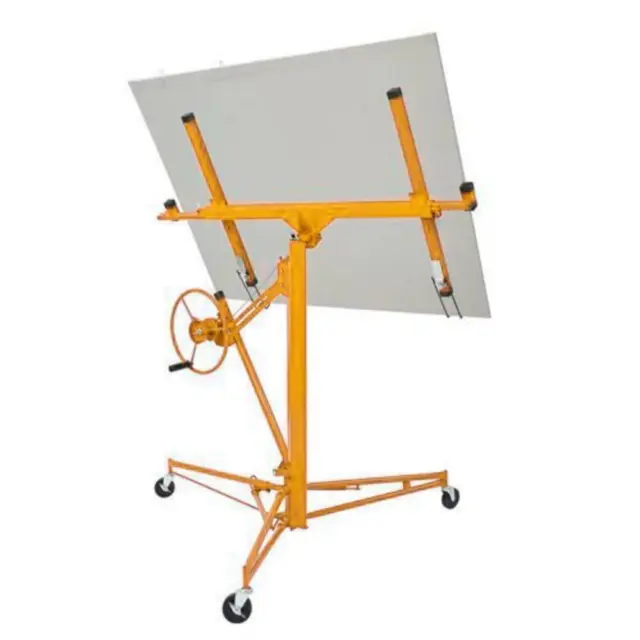 Drywall Lift Rolling Panel, 11ft Sheetrock Lift Drywall Lift with Telescopic Arm