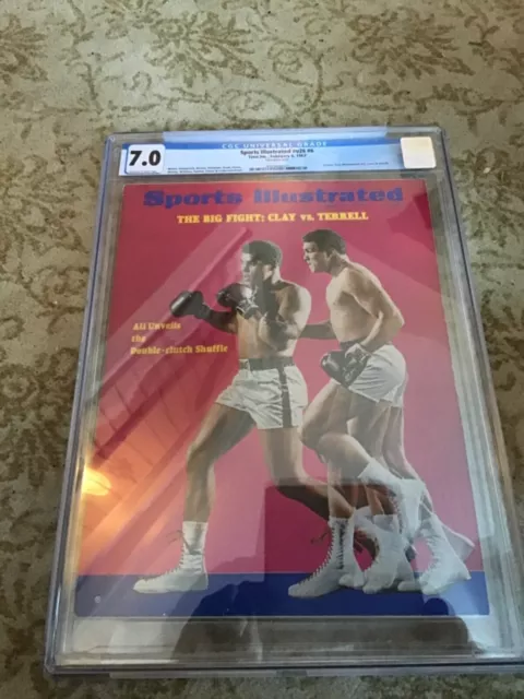 Sports illustrated 1967 Muhammad Ali CGC 7.0