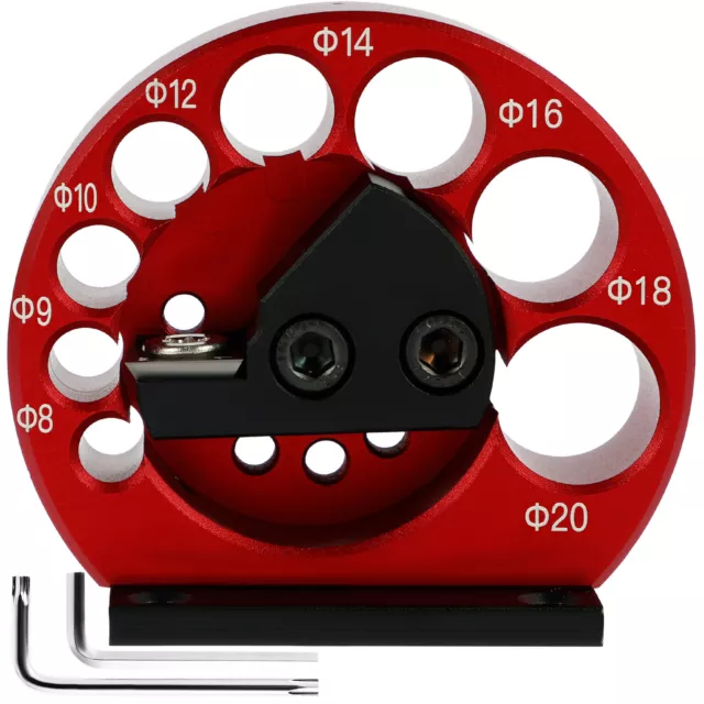 Dowel Maker Jig Kit Metric 8mm to 20mm Adjustable Dowel Maker Cutter 8 Holes💟