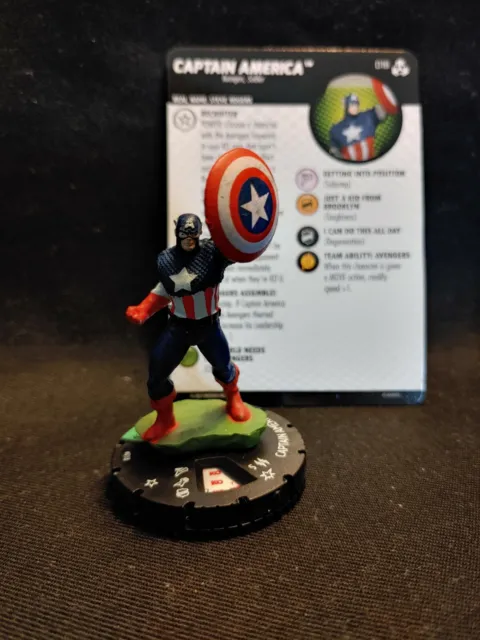 Heroclix Marvel War Of The Realms Captain America 018 Uncommon - Brand New, Mint
