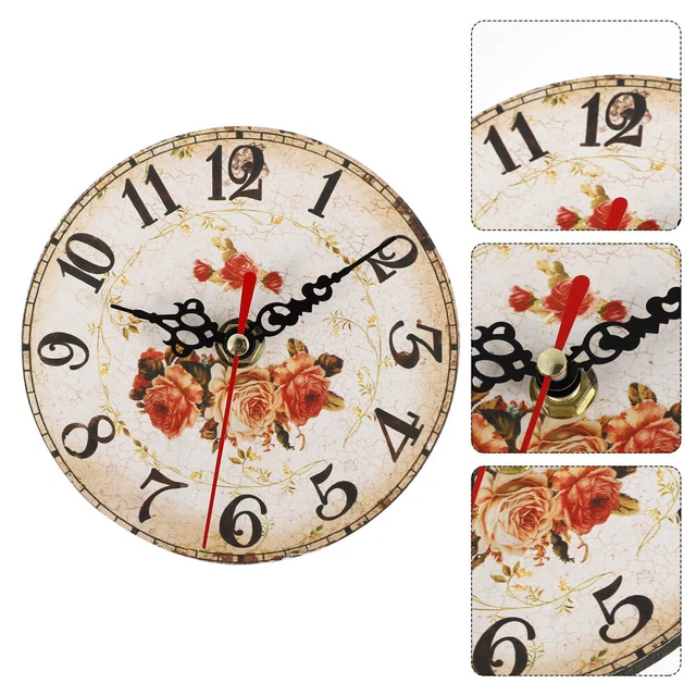 Horloge De Table Vintage à Balancier Style Européen - Décoration Rétro Élégante Pour Salon Et Bureau
