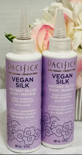 Pacifica Vegan Silk Instant Gloss Mask Dry & Aminos Lot2