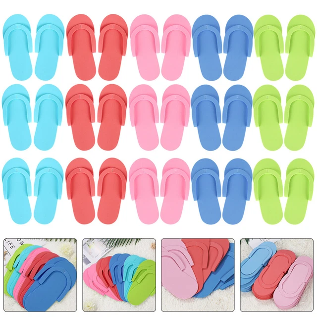 24 paia di pantofole monouso per pedicure pantofole monouso anti EVA Spa