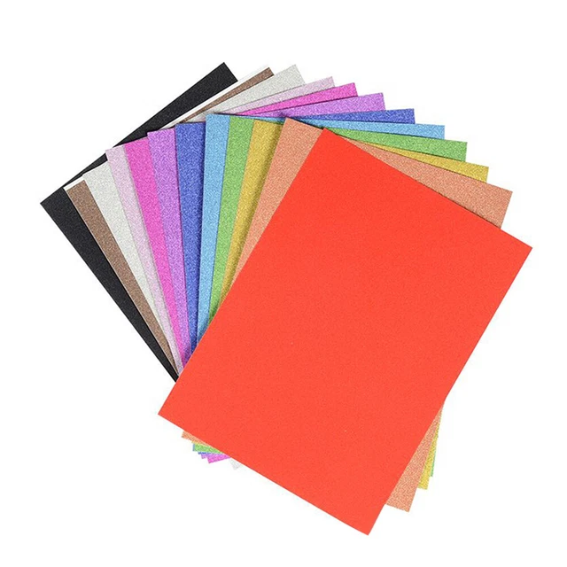 20 Pcs Selbstklebende EVA-Schwammblätter Schaumpapierhandwerk Kind