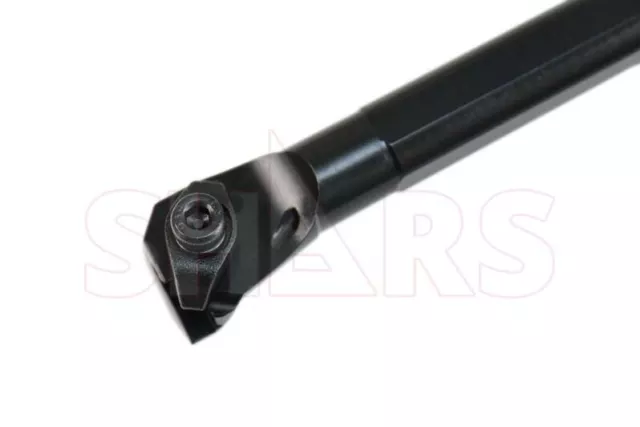 Shars 1/2" A08R-Tner2 Notch S-Ne Threading And Grooving Boring Bar + Cert P]