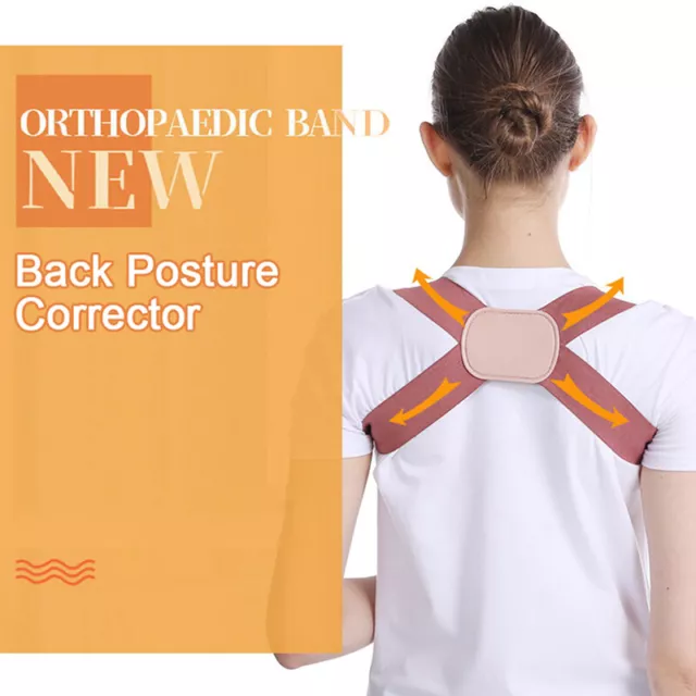 1 pz correttore di postura tutore posteriore supporto spalla clavicola uomo donna