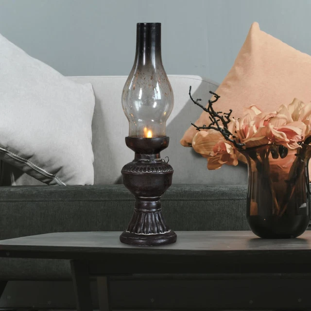 Portavelas estilo queroseno soporte para luces de té soporte para velas de té para jardín de césped