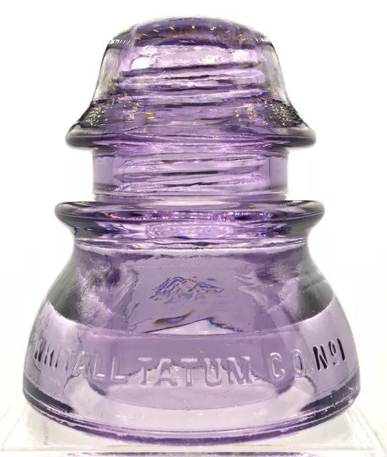 Insulators CD 154 WHITALL TATUM CO. No 1  Purple